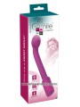 Vibratore G-Spot Impermeabile curvo e flessibile con 10 Modalità di Vibrazione . Lunghezza Totale  20 cm 
Diametro: 3,5 cm