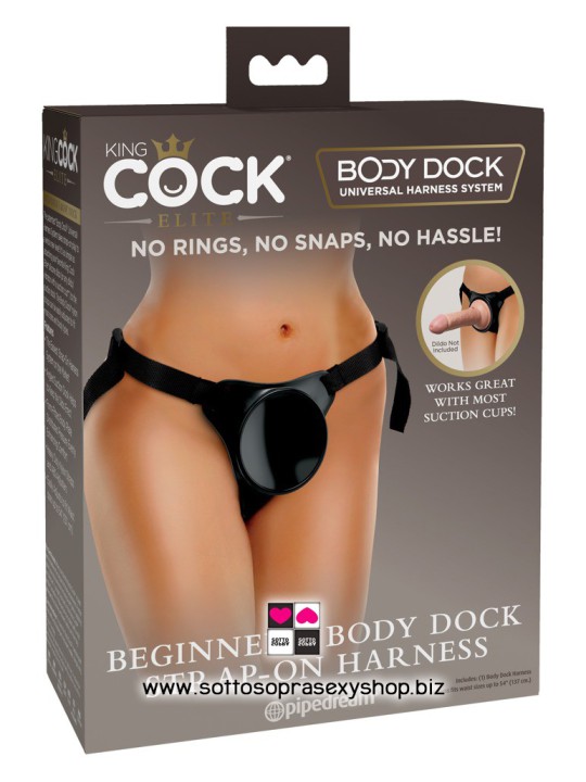 Strap On Harness di King Cock   Sistema Semplice e Comodo per Pegging e Giochi Lesbo