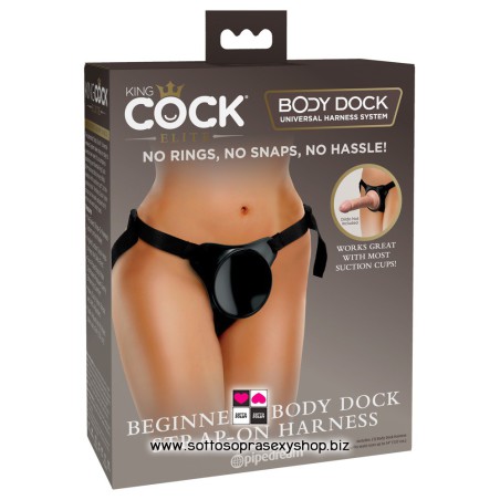 Strap On Harness di King Cock   Sistema Semplice e Comodo per Pegging e Giochi Lesbo