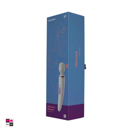 Satisfyer Wand-er Woman : Massaggiatore XXL con Testa in Silicone per Relax e Piacere