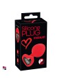 Red Plug Anale in Silicone con Pietra a Cuore : Eleganza e Piacere