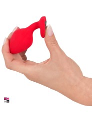 Red Plug Anale in Silicone con Pietra a Cuore : Eleganza e Piacere