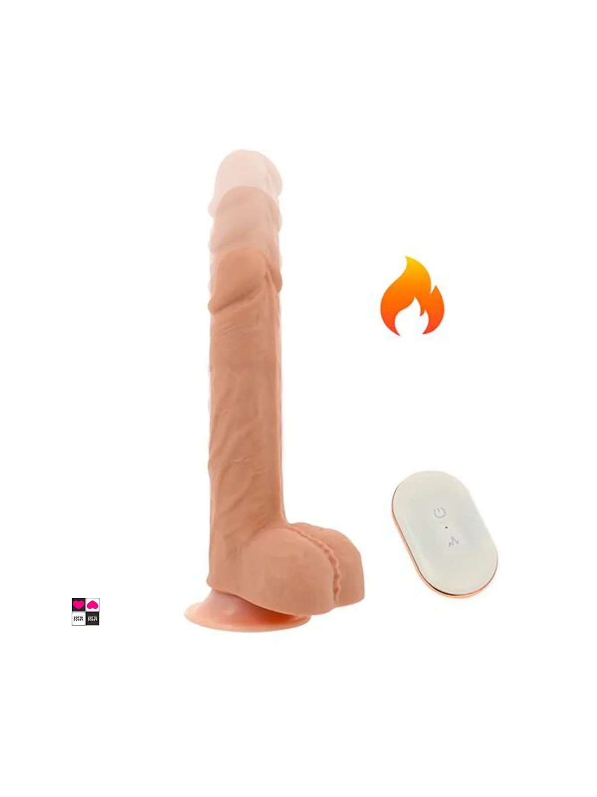 Dildo Ricaricabile e Vibrante con Funzione Up and Down