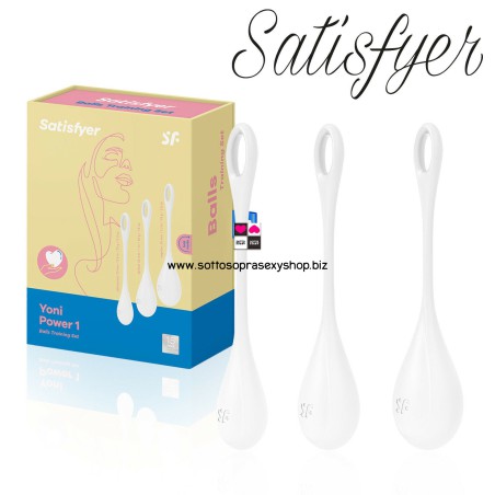 Satisfyer Yoni Power 1 : Palline Vaginali per Orgasmi Intensi e Pavimento Pelvico Forte