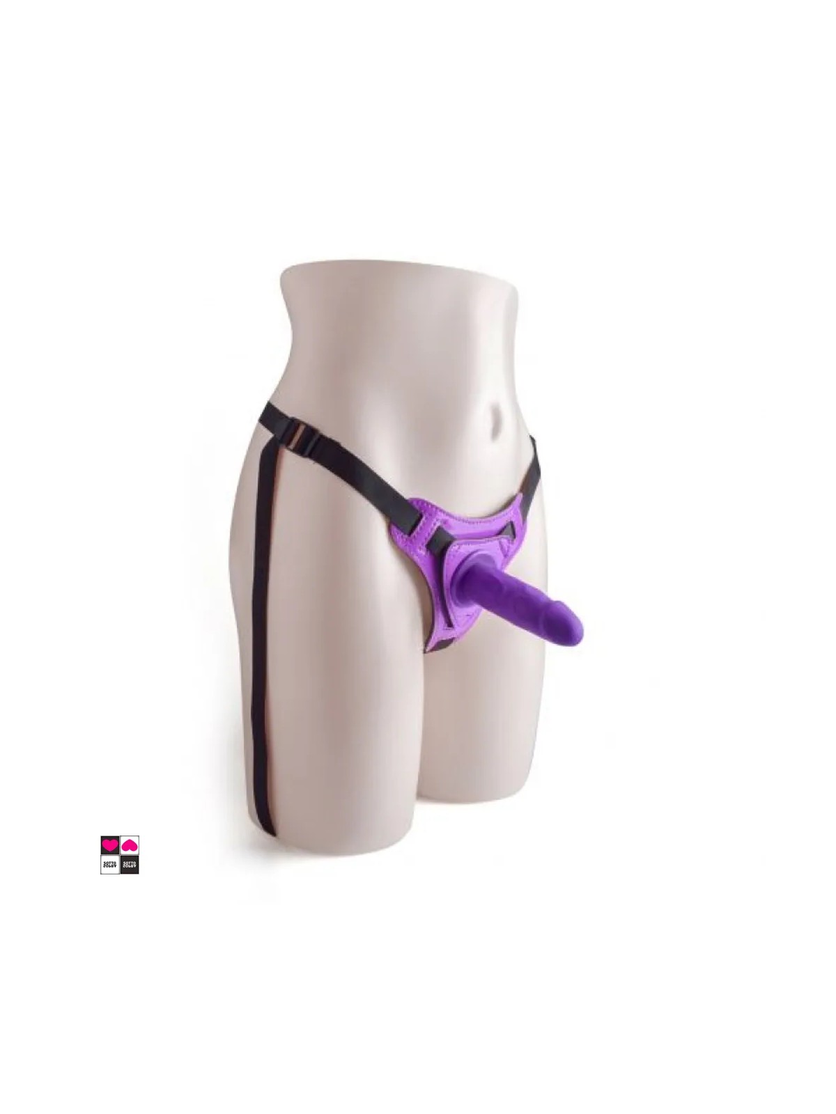 Hot Stuff Strap On Pratico e Colorato con Dildo Realistico: Versatile e Comoda per Ogni Corpo