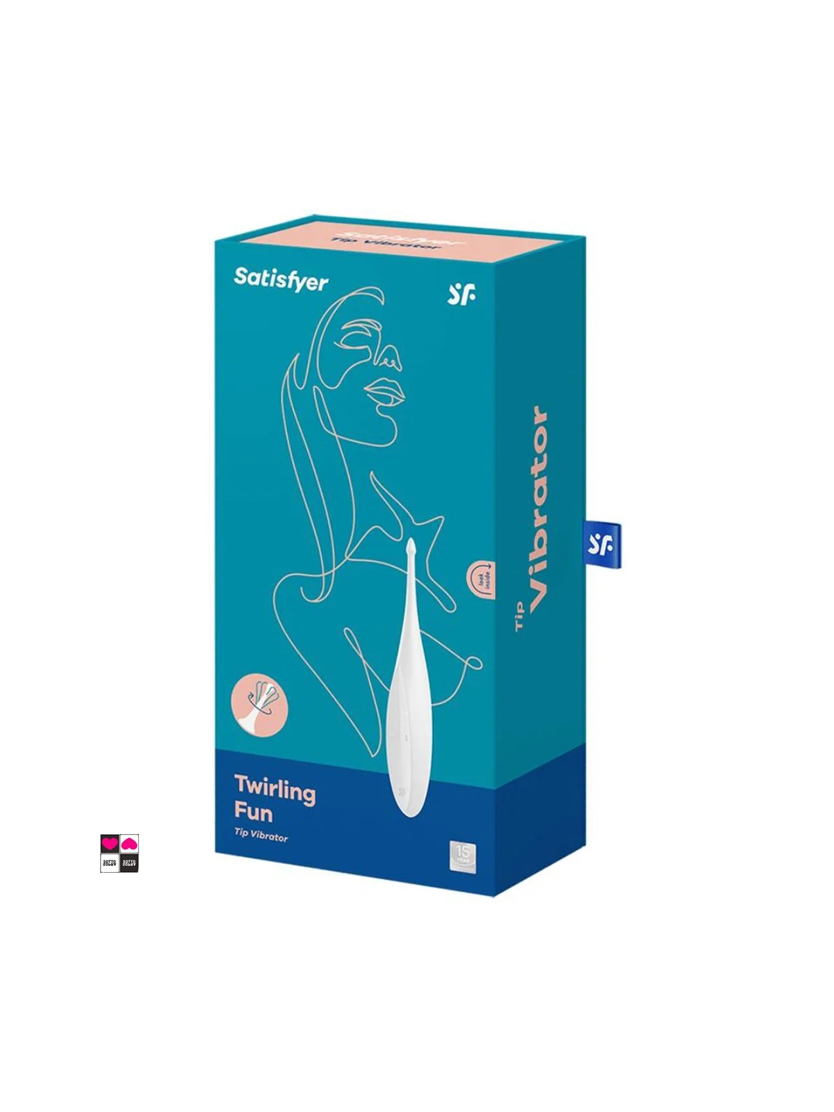 Satisfyer Twirling Joy: Stimolatore in Silicone con Vibrazioni Circolanti