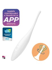 Satisfyer Twirling Joy: Stimolatore in Silicone con Vibrazioni Circolanti