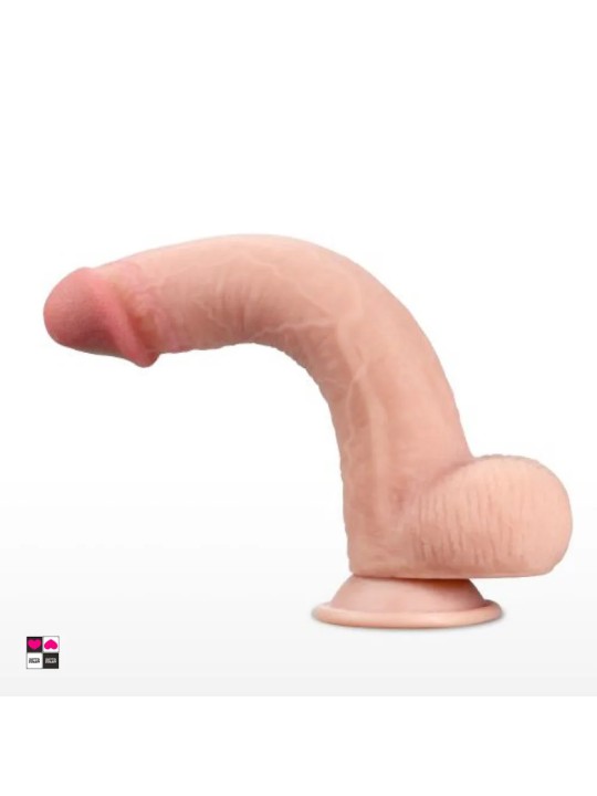 Dildo Realistico con Tecnologia a Doppia Densità e Ventosa Potente lunghezza totale di 23 cm e un diametro di 4 cm