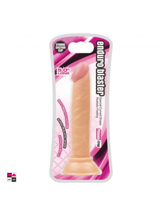 Enduro Blaster Dildo Realistico in PVC di Qualità con Ventosa Potente – Perfetto per Principianti