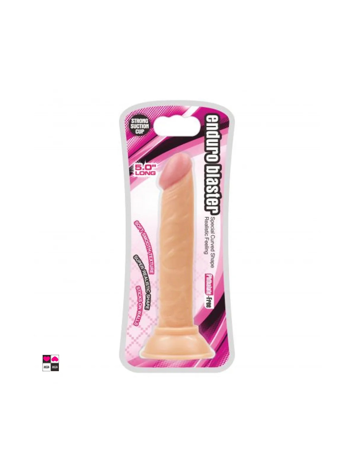 Enduro Blaster Dildo Realistico in PVC di Qualità con Ventosa Potente – Perfetto per Principianti