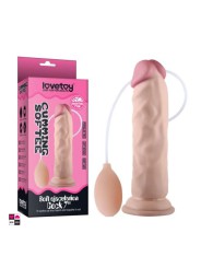 Dildo con Eiaculazione Realistico . Potente  Ventosa per fissaggio