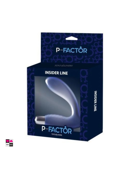 Stimolatore Anale in Silicone per Prostata e Perineo con Ovetto Vibrante.