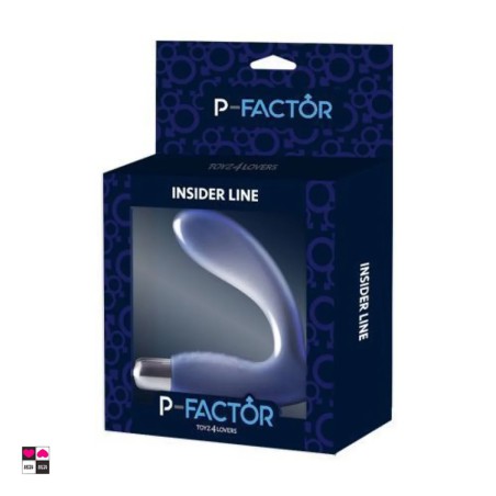 Stimolatore Anale in Silicone per Prostata e Perineo con Ovetto Vibrante.