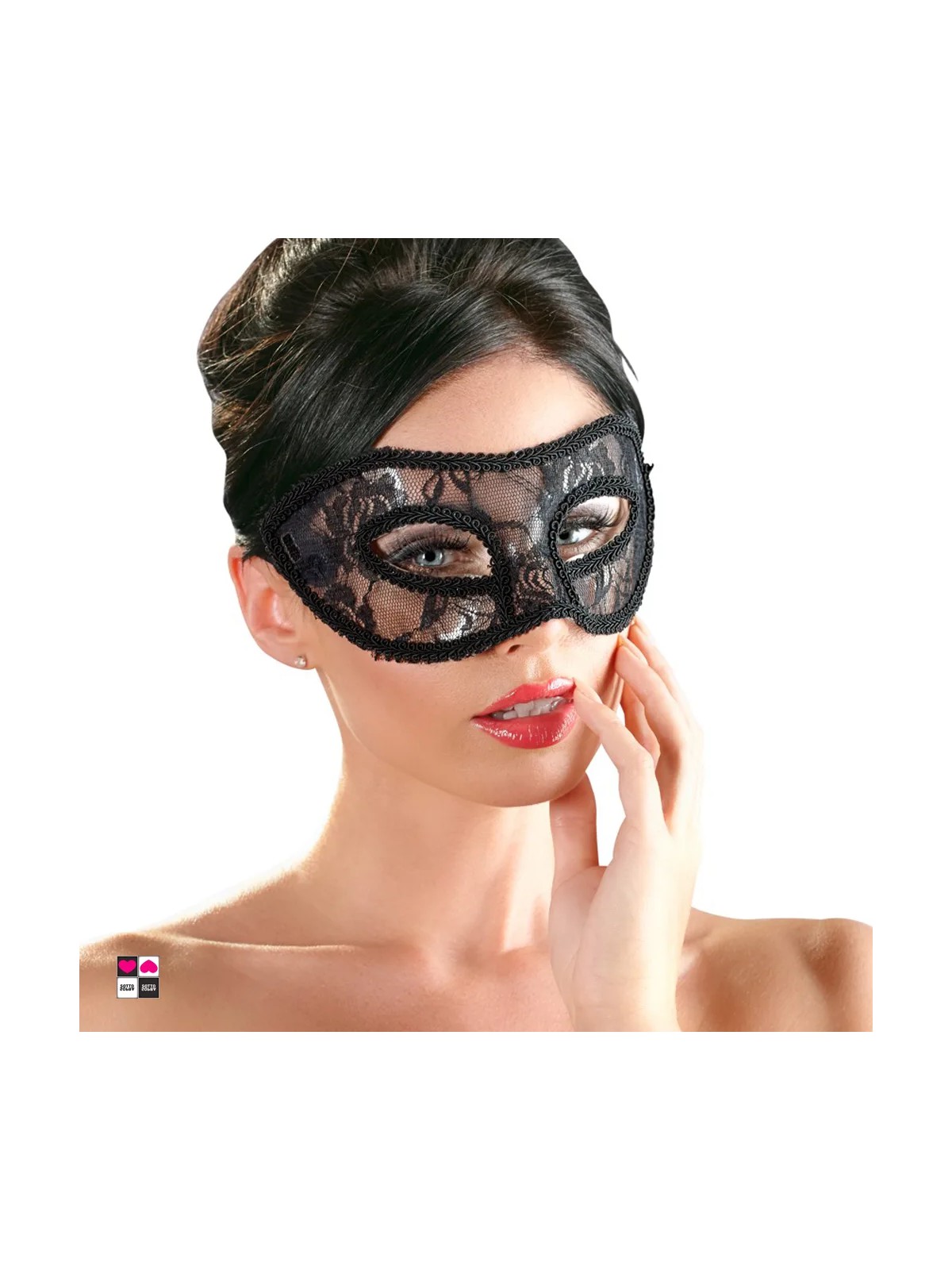 Maschera Preformata in Pizzo : per Giochi Sensuali. Eleganza e mistero.