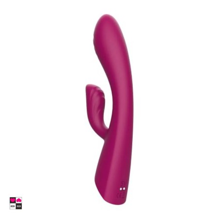 Vibratore Cool Rabbit con doppia estremità, in silicone ipoallergenico