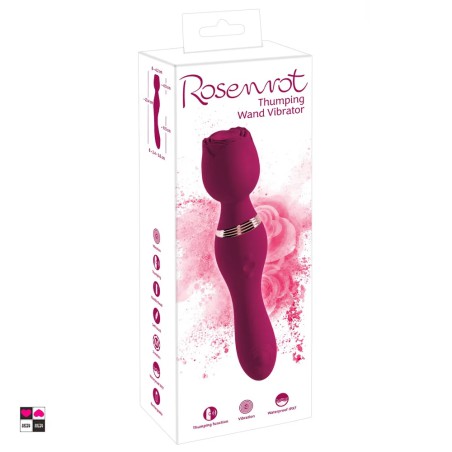 Bacchetta Vibrante 2 in 1 : Un'Opera d'Eleganza e Piacere. In silicone. Magic Wand