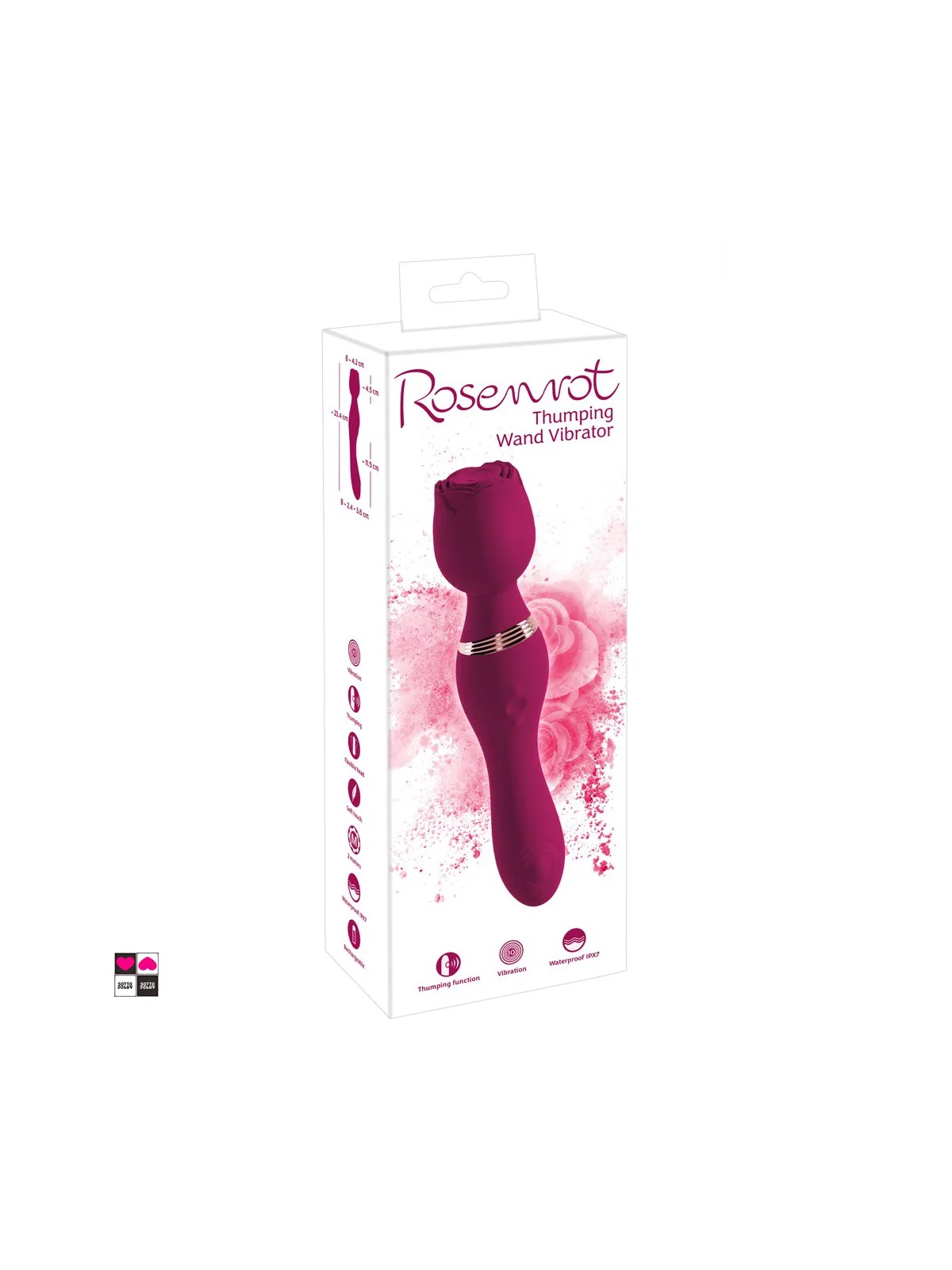 Bacchetta Vibrante 2 in 1 : Un'Opera d'Eleganza e Piacere. In silicone. Magic Wand