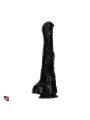 dildo equino nero con ventosa lungo 40 cm