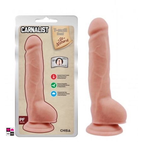 Dildo Realistico in morbido Tpe di qualità . Lunghezza: 23,5 cm Diametro: 4,2 cm