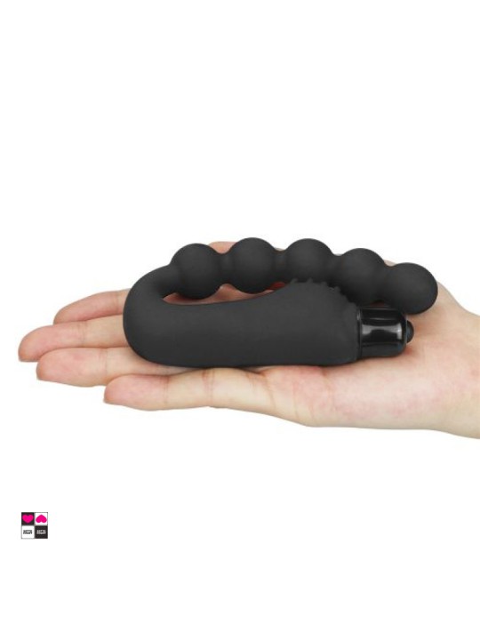 Stimolatore prostatico vibrante in silicone.