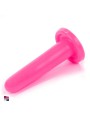 Dildo Liscio per una Penetrazione Scorrevole Plug anale, liscio, in silicone, con ventosa.