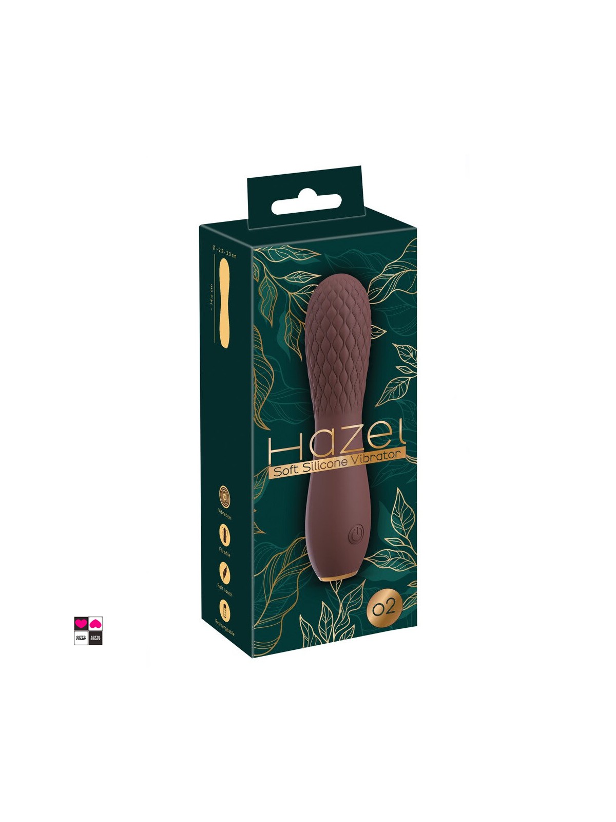 Vibratore Hazel 02 : Potenza Seducente . In SIlicone