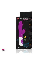 Elegante Vibratore Rabbit per stimolazione citoridea e vaginale. 20 cm di lunghezza per 3,5 cm di diametro