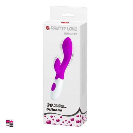 Brighty Rabbit: Sextoy in Silicone Medico con 30 Velocità di Vibrazione