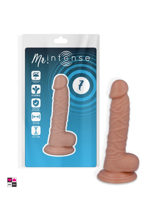 Dildo Realistico, morbido e flessibile, misure 17,1cm x 2,9cm