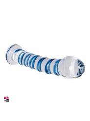 Dildo in Vetro Arts Clair Bleu - Design Elegante Lunghezza totale di 18 cm e diametro di 3,5 cm