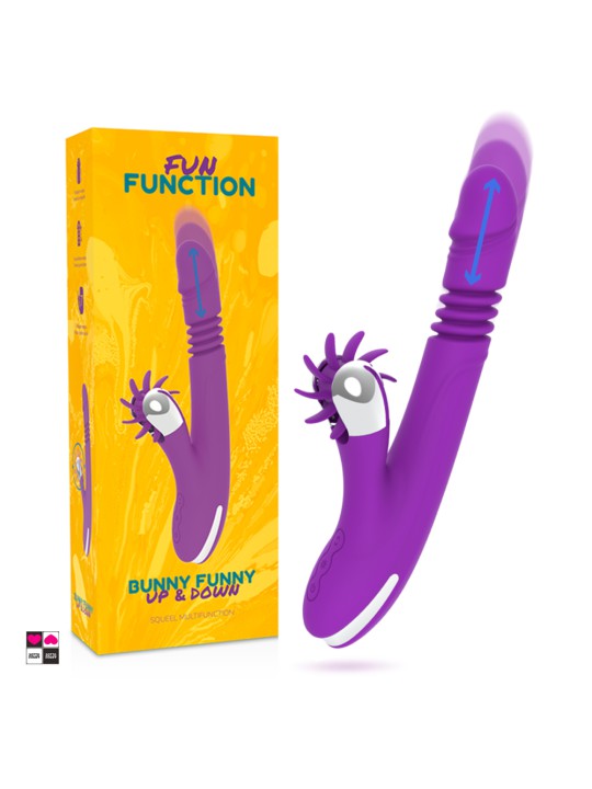 Vibratore Rabbit con Funzione UP & DOWN – Esperienza di Piacere Sensazionale