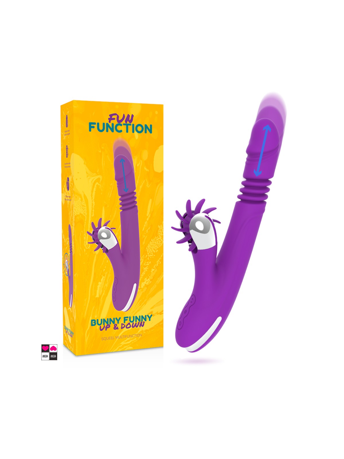 Vibratore Rabbit con Funzione UP & DOWN – Esperienza di Piacere Sensazionale