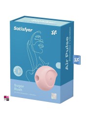 Satisfyer Sugar Rush - Vibratore Clitorideo con Onde di Pressione e Vibrazioni – Impermeabile e Ricaricabile