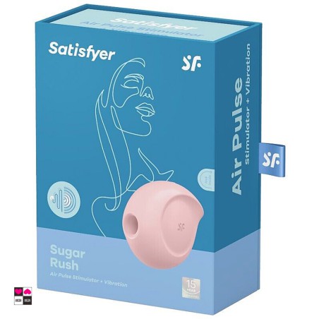 Satisfyer Sugar Rush - Vibratore Clitorideo con Onde di Pressione e Vibrazioni – Impermeabile e Ricaricabile